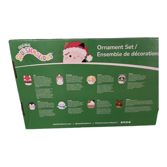 8 SQUISHMALLOWS ORIGINAL 8 ORNAMENTS BOX SET 2023 NEW RELEASE ONLY 1 LEFT - Picture 8 of 10